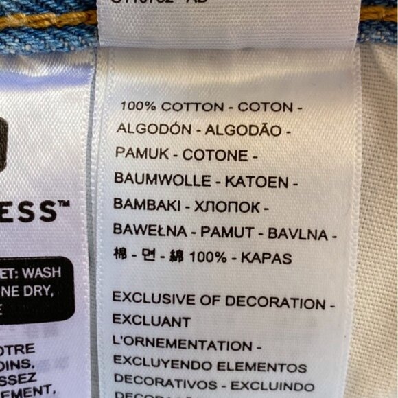 Levis Premium 501 Original Fit Jean Light Wash Size 27x30 100% Cotton Button Fly - Picture 13 of 16